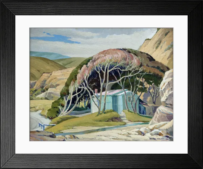 Framed Print : Fisherman's hut, c1944. Creator: Roland Hipkins Framed Print : Fisherman's hut, c1944. Creator: Roland Hipkins