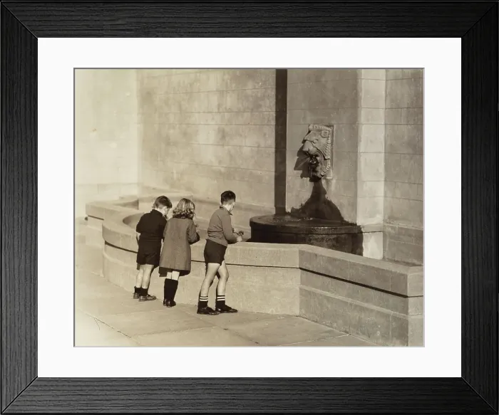 Framed Print : Interested children, 1930s. Creator: AJ Wales Framed Print : Interested children, 1930s. Creator: AJ Wales