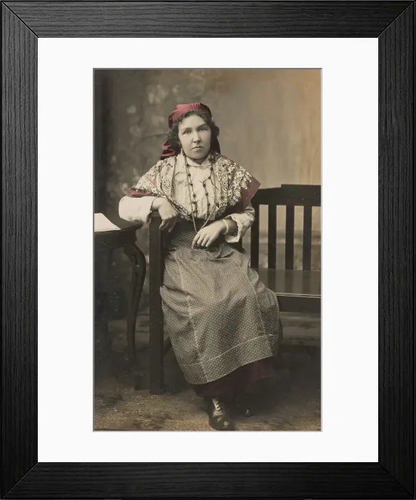 Framed Print : Aunt Hannah (Graham family), c1920. Creator: Anderson's Studio Framed Print : Aunt Hannah (Graham family), c1920. Creator: Anderson's Studio