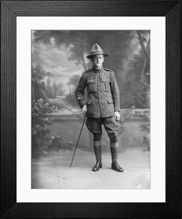 Framed Print : George Mackay Scott, 1918. Creator: Berry & Co Framed Print : George Mackay Scott, 1918. Creator: Berry & Co