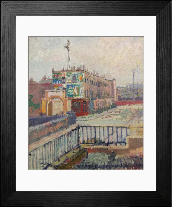 Framed Print : Hampstead Road, Camden Town, 1910. Creator: Spencer Gore Framed Print : Hampstead Road, Camden Town, 1910. Creator: Spencer Gore