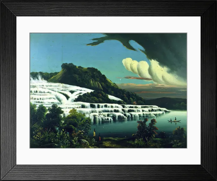 Framed Print : White Terraces, Rotomahana, (c1890s). Creator: William Binzer Framed Print : White Terraces, Rotomahana, (c1890s). Creator: William Binzer