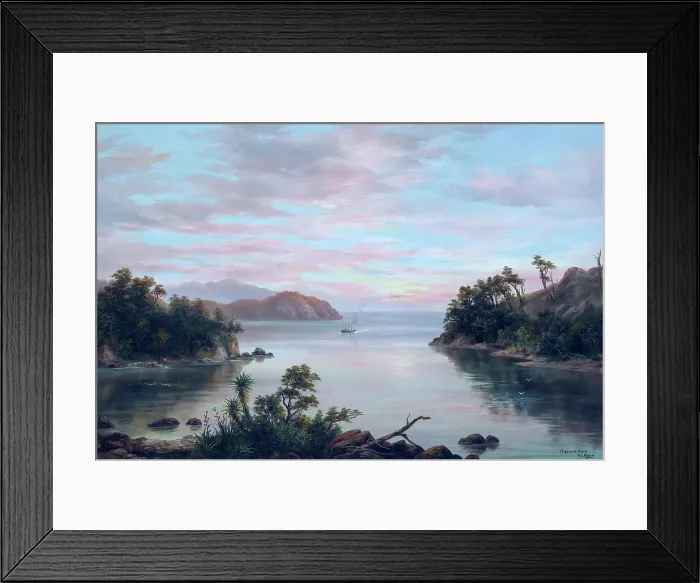 Framed Print : Great Barrier Island, (c1900s). Creator: William George Baker Framed Print : Great Barrier Island, (c1900s). Creator: William George Baker