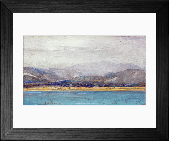Framed Print : Hutt Valley, 1900. Creator: Thomas William Roberts Framed Print : Hutt Valley, 1900. Creator: Thomas William Roberts