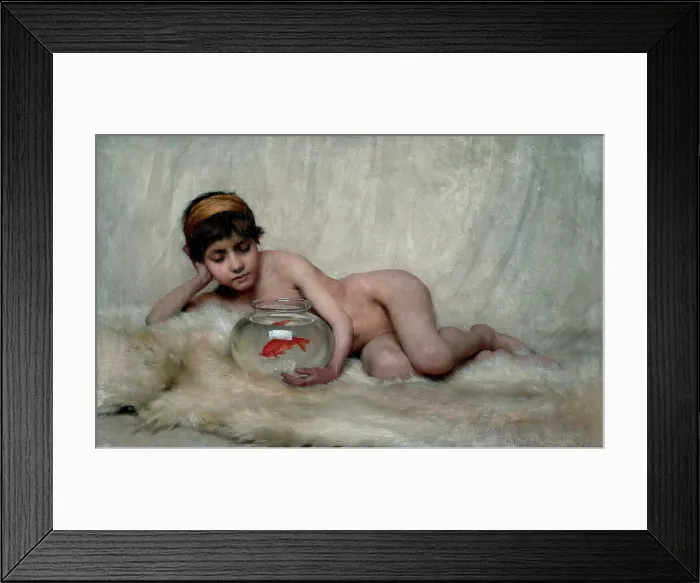 Framed Print : Idlesse, 1887. Creator: Thomas Benjamin Kennington Framed Print : Idlesse, 1887. Creator: Thomas Benjamin Kennington