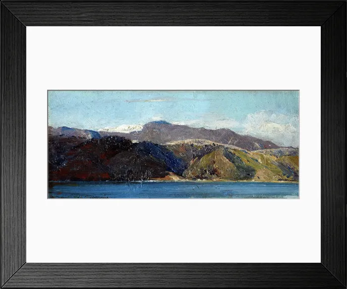 Framed Print : In Quarantine, Wellington, 1900. Creator: Thomas William Roberts