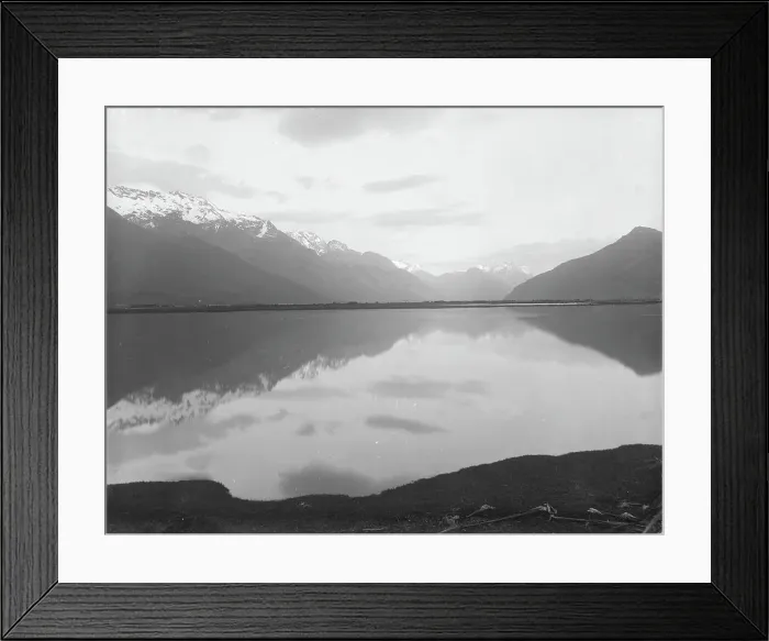 Framed Print : From Glenorchy, Lake Wakatipu, 1886. Creator: Burton Brothers Framed Print : From Glenorchy, Lake Wakatipu, 1886. Creator: Burton Brothers
