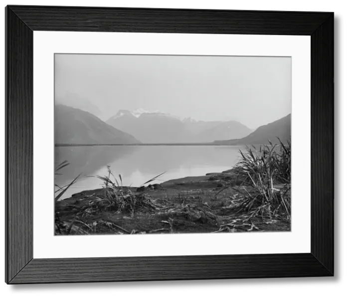 Framed Print : Mount Earnlsaw, from Glenorchy, Lake Wakatipu, 1886. Creator: Burton Brothers Framed Print : Mount Earnlsaw, from Glenorchy, Lake Wakatipu, 1886. Creator: Burton Brothers