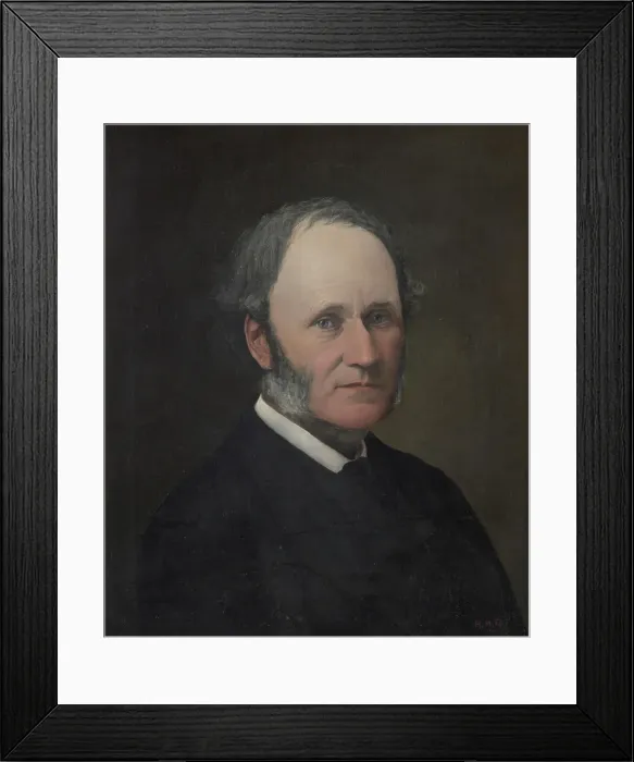 Framed Print : Portrait of John Buchanan, c1890. Creator: Henry Gore Framed Print : Portrait of John Buchanan, c1890. Creator: Henry Gore