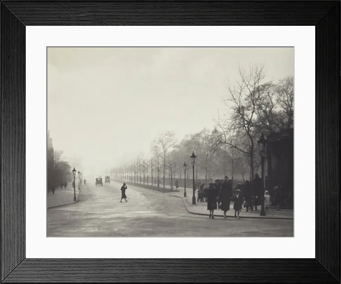 Framed Print : Birdcage walk. From the album: Photograph album - London, 1920s. Creator: Harry Moult