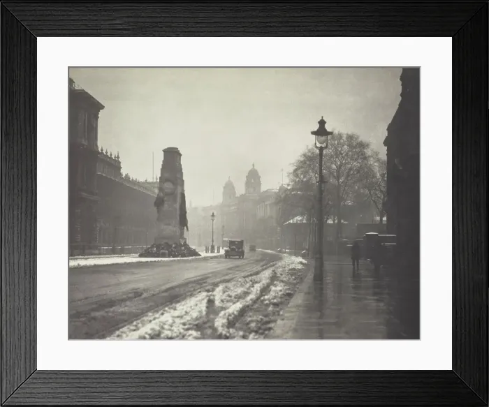 Framed Print : The cenotaph. From the album: Photograph album - London, 1920s. Creator: Harry Moult Framed Print : The cenotaph. From the album: Photograph album - London, 1920s. Creator: Harry Moult