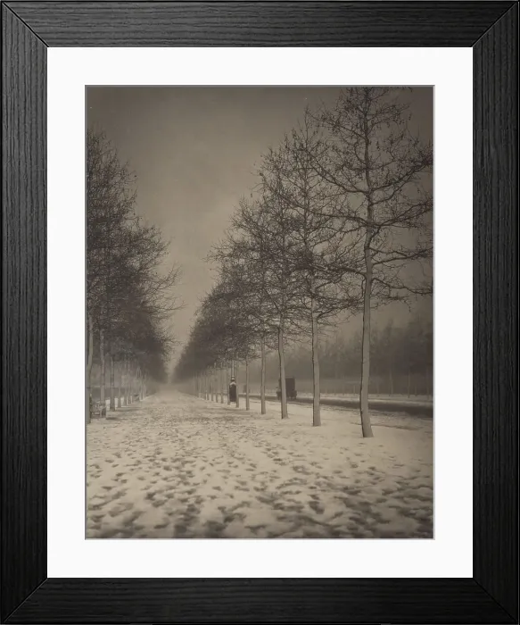 Framed Print : The Mall in winter, 1920s. Creator: Harry Moult Framed Print : The Mall in winter, 1920s. Creator: Harry Moult