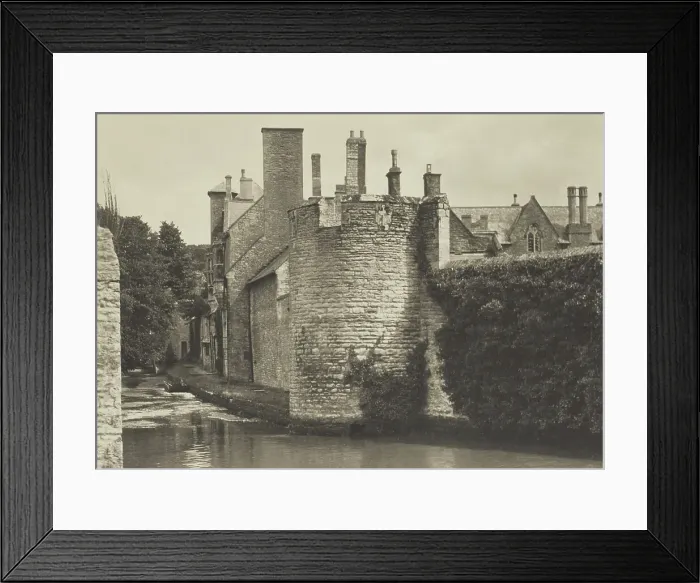 Framed Print : Wells. From the album: Photograph album - England, 1920s. Creator: Harry Moult Framed Print : Wells. From the album: Photograph album - England, 1920s. Creator: Harry Moult