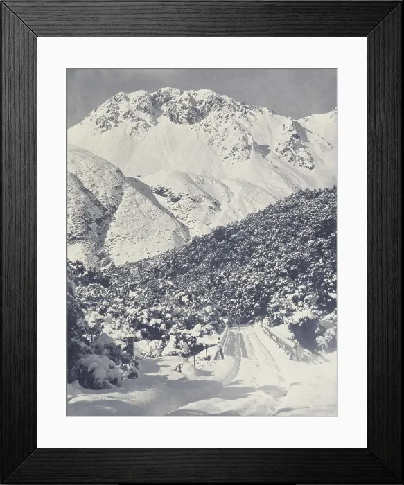 Framed Print : Mt Sebastapol, 4, 700 ft. Mt Cook District. From the album: Record Pictures of New Zealand, 1920s. Creator: Harry Moult Framed Print : Mt Sebastapol, 4, 700 ft. Mt Cook District. From the album: Record Pictures of New Zealand, 1920s. Creator: Harry Moult