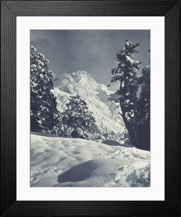 Framed Print : Mt Sefton, 10, 350 ft. Mt Cook Disctrict. From the album: Record Pictures of New Zealand, 1920s. Creator: Harry Moult Framed Print : Mt Sefton, 10, 350 ft. Mt Cook Disctrict. From the album: Record Pictures of New Zealand, 1920s. Creator: Harry Moult