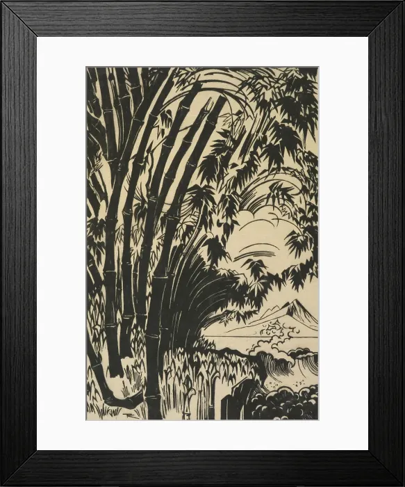 Framed Print : Bamboe (bamboo), 1920-1930. Creator: Johannes ten Klooster Framed Print : Bamboe (bamboo), 1920-1930. Creator: Johannes ten Klooster