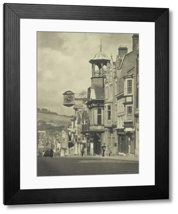 Framed Print : High Street, Guildford, Surrey. From the album: Photograph album - England, 1920s. Creator: Harry Moult Framed Print : High Street, Guildford, Surrey. From the album: Photograph album - England, 1920s. Creator: Harry Moult