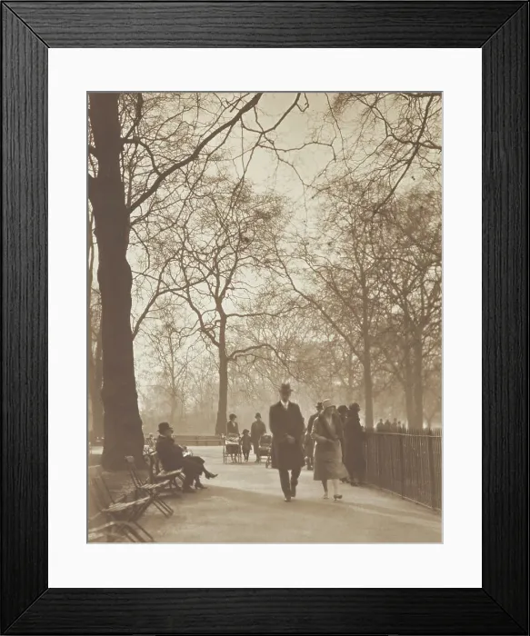 Framed Print : St James's Park. From the album: Photograph album - London, 1920s. Creator: Harry Moult Framed Print : St James's Park. From the album: Photograph album - London, 1920s. Creator: Harry Moult