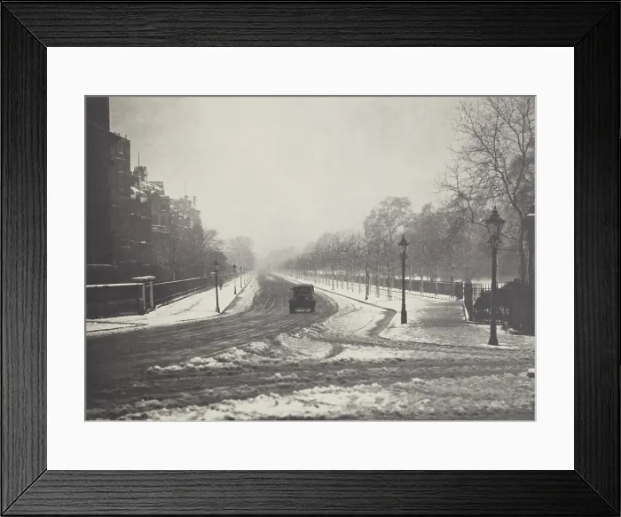 Framed Print : Birdcage walk. From the album: Photograph album - London, 1920s. Creator: Harry Moult Framed Print : Birdcage walk. From the album: Photograph album - London, 1920s. Creator: Harry Moult
