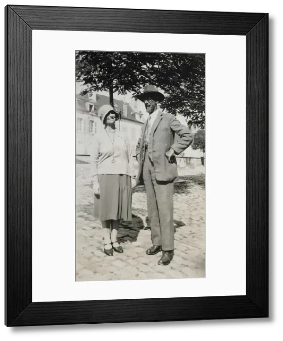 Framed Print : Mabel Hill and Sydney Thompson, 1930. Creator: Unknown Framed Print : Mabel Hill and Sydney Thompson, 1930. Creator: Unknown