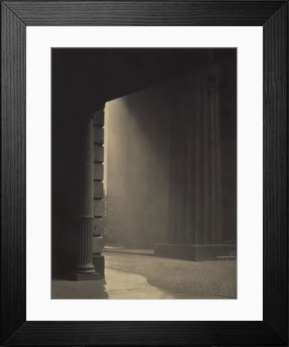 Framed Print : A shaft of light - Euston Station, c.1929. Creator: Harry Moult Framed Print : A shaft of light - Euston Station, c.1929. Creator: Harry Moult