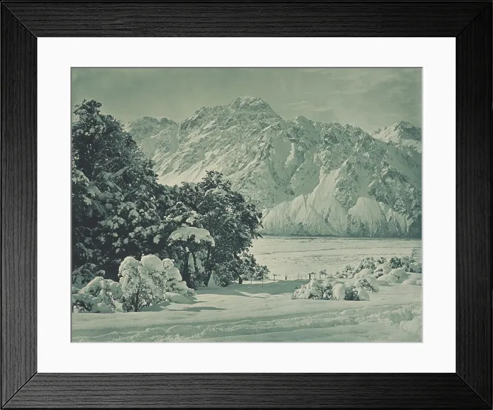 Framed Print : Rotten Tommy, Mt Cook district, 1920s. Creator: Harry Moult Framed Print : Rotten Tommy, Mt Cook district, 1920s. Creator: Harry Moult