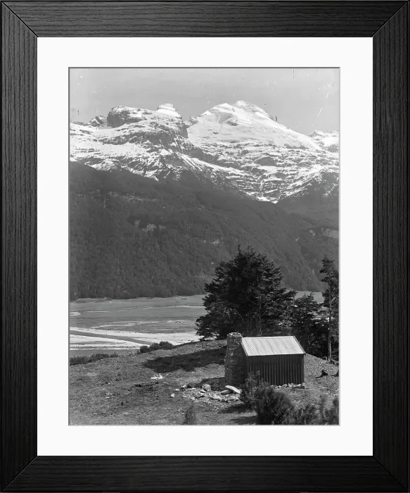 Framed Print : Mount Earnslaw from 25 Mile Hut, 1900. Creator: Muir & Moodie Framed Print : Mount Earnslaw from 25 Mile Hut, 1900. Creator: Muir & Moodie