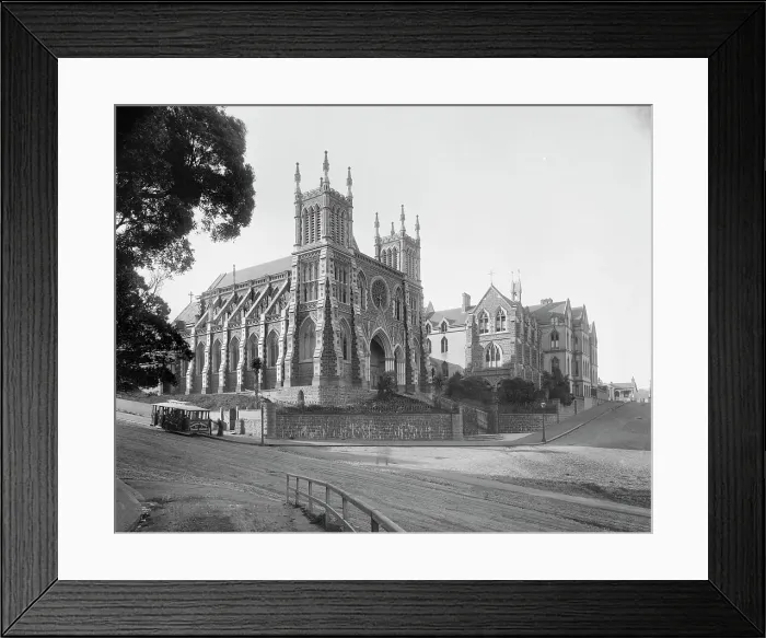 Framed Print : Saint Joseph's Roman Catholic Cathedral, c1910s. Creator: Muir & Moodie Framed Print : Saint Joseph's Roman Catholic Cathedral, c1910s. Creator: Muir & Moodie