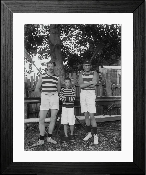 Framed Print : O.R.C. senior double sculls winners, Queenstown. Creator: Muir & Moodie Framed Print : O.R.C. senior double sculls winners, Queenstown. Creator: Muir & Moodie