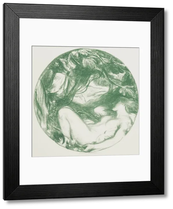 Framed Print : The woodnymph, 1907. Creator: Charles Shannon Framed Print : The woodnymph, 1907. Creator: Charles Shannon
