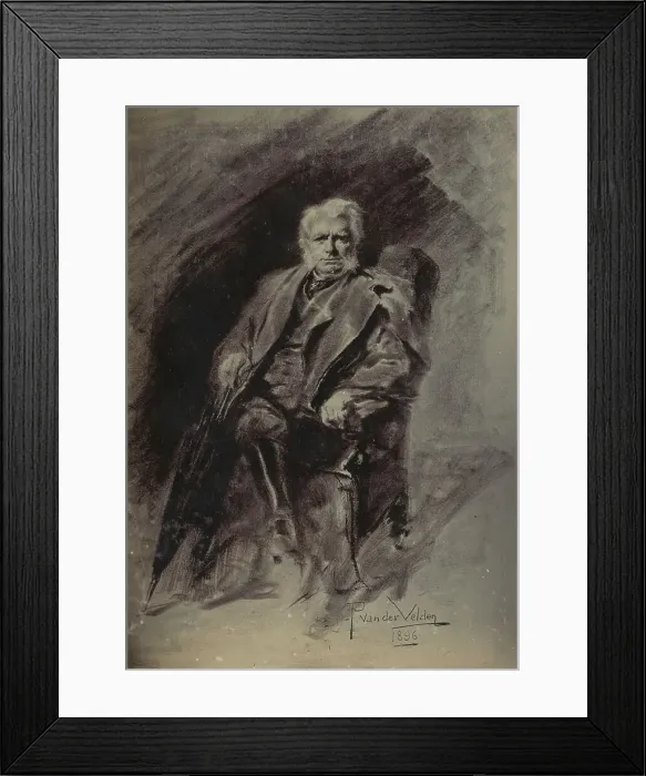 Framed Print : Copy of a Petrus van der Velden painting - Mr Wynn Williams, 1896. Creator: Unknown Framed Print : Copy of a Petrus van der Velden painting - Mr Wynn Williams, 1896. Creator: Unknown