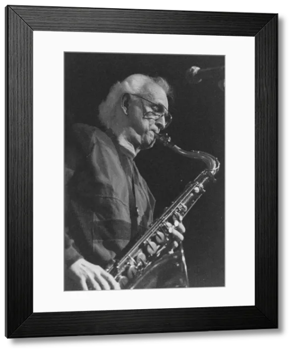 Framed Print : Jimmy Guiffre, The Junction, Cambridge, 1992. Creator: Brian Foskett Framed Print : Jimmy Guiffre, The Junction, Cambridge, 1992. Creator: Brian Foskett