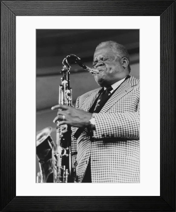 Framed Print : Stanley Turrentine, North Sea Jazz Festival, The Hague, the Netherlands, 1993. Creator: Brian Foskett Framed Print : Stanley Turrentine, North Sea Jazz Festival, The Hague, the Netherlands, 1993. Creator: Brian Foskett
