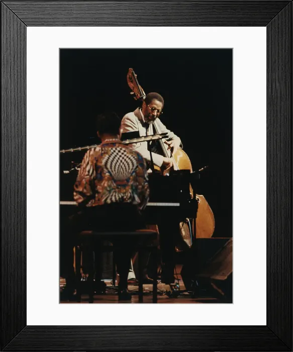 Framed Print : Ron Carter, Herbie Hancock, North Sea Jazz Festival, Netherlands, 1992. Creator: Brian Foskett Framed Print : Ron Carter, Herbie Hancock, North Sea Jazz Festival, Netherlands, 1992. Creator: Brian Foskett