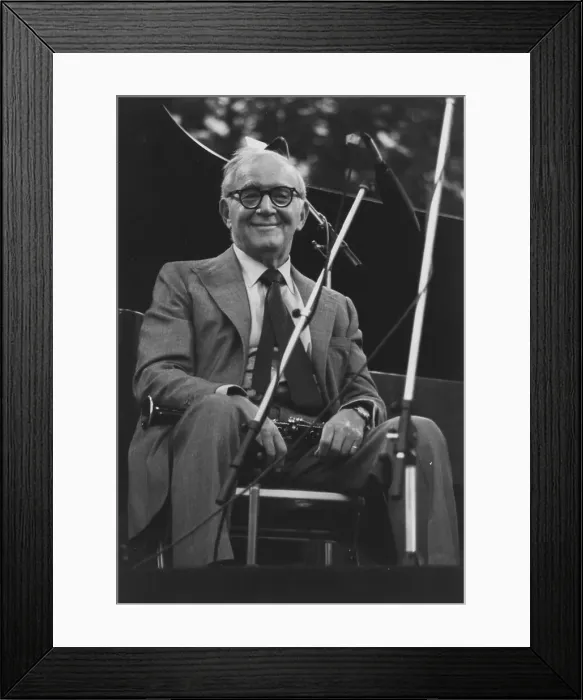 Framed Print : Benny Goodman, Capital Radio Jazz Festival, Knebworth, 1982. Creator: Brian Foskett Framed Print : Benny Goodman, Capital Radio Jazz Festival, Knebworth, 1982. Creator: Brian Foskett