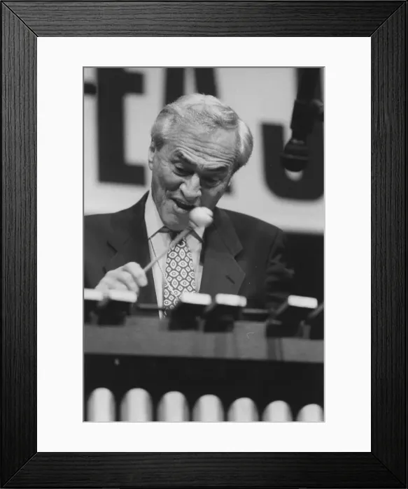 Framed Print : Terry Gibbs, North Sea Jazz Festival, The Hague, the Netherlands, 1995. Creator: Brian Foskett Framed Print : Terry Gibbs, North Sea Jazz Festival, The Hague, the Netherlands, 1995. Creator: Brian Foskett