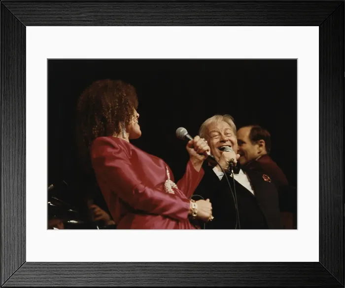 Framed Print : Mel Torme, Cleo Laine, Barbican, London, 1991. Creator: Brian Foskett Framed Print : Mel Torme, Cleo Laine, Barbican, London, 1991. Creator: Brian Foskett