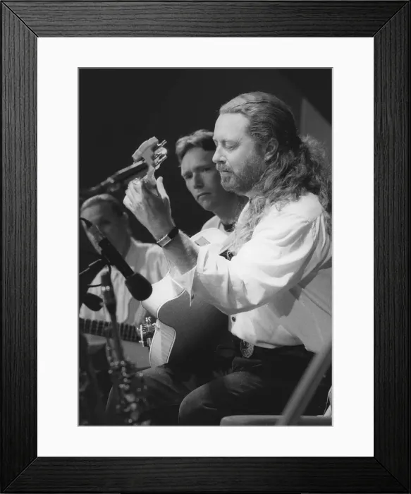 Framed Print : Martin Taylor, Brecon Jazz Festival, 1995. Creator: Brian Foskett Framed Print : Martin Taylor, Brecon Jazz Festival, 1995. Creator: Brian Foskett