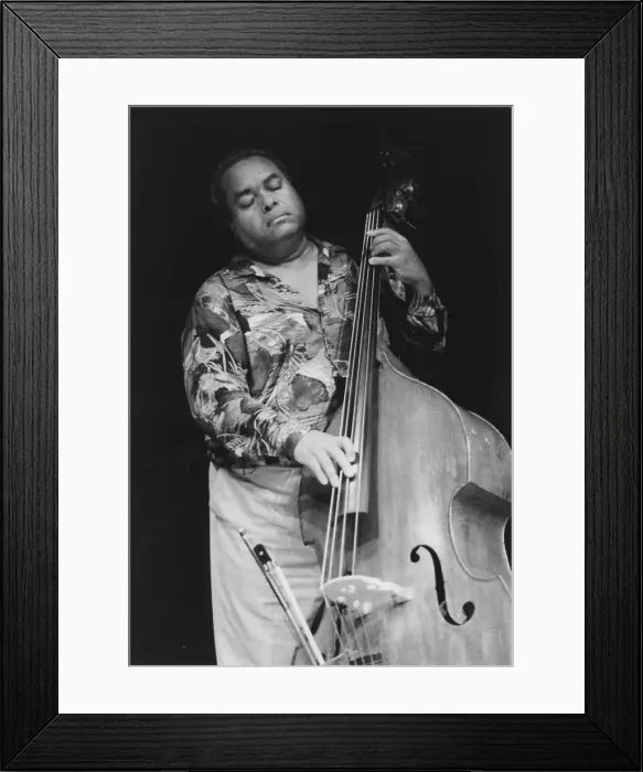 Framed Print : Ray Drummond, Jazz Inn Party, Nordwijk, the Netherlands, 1989. Creator: Brian Foskett Framed Print : Ray Drummond, Jazz Inn Party, Nordwijk, the Netherlands, 1989. Creator: Brian Foskett