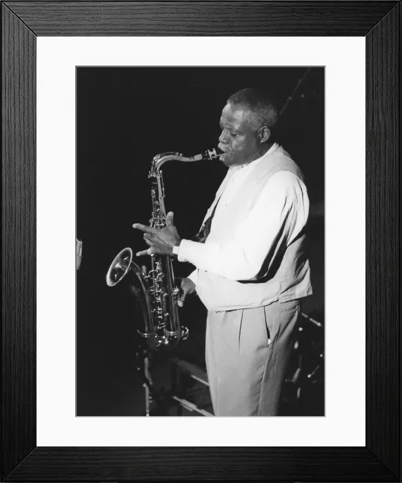 Framed Print : Dave Fathead Newman, North Sea Jazz Festival, Netherlands, 1996. Creator: Brian Foskett Framed Print : Dave Fathead Newman, North Sea Jazz Festival, Netherlands, 1996. Creator: Brian Foskett
