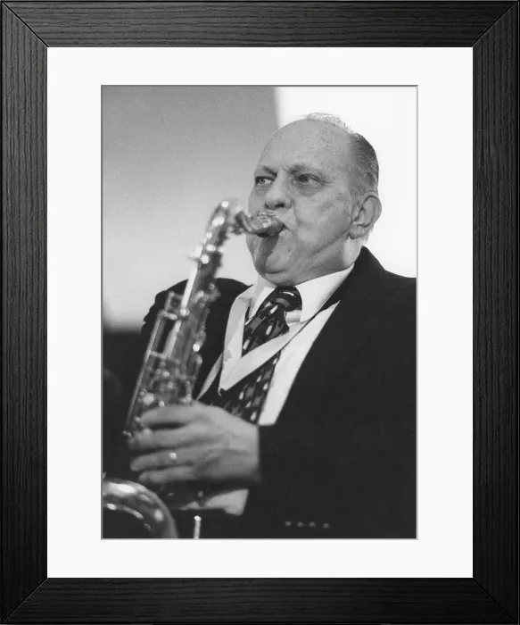 Framed Print : Rick Fay, The March of Jazz, Clearwater Beach, Florida, 1997. Creator: Brian Foskett Framed Print : Rick Fay, The March of Jazz, Clearwater Beach, Florida, 1997. Creator: Brian Foskett