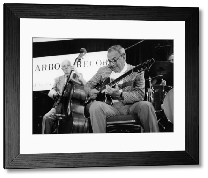Framed Print : Bucky Pizzarelli, The March of Jazz, Clearwater Beach, Florida, 1997. Creator: Brian Foskett Framed Print : Bucky Pizzarelli, The March of Jazz, Clearwater Beach, Florida, 1997. Creator: Brian Foskett