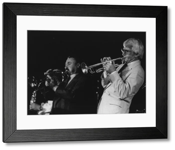 Framed Print : Conte Candoli, Shorty Rogers, Bud Shank North Sea Jazz Festival, Netherlands, 1991. Creator: Brian Foskett Framed Print : Conte Candoli, Shorty Rogers, Bud Shank North Sea Jazz Festival, Netherlands, 1991. Creator: Brian Foskett