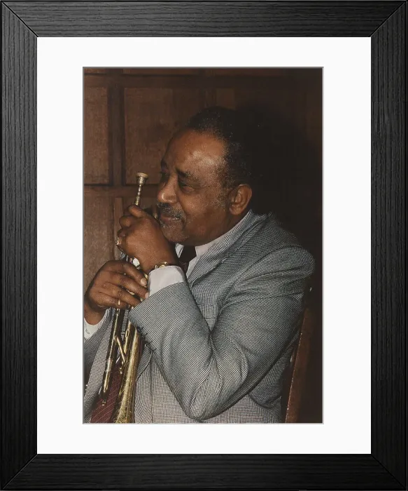 Framed Print : Roy Eldridge, c1985. Creator: Brian Foskett Framed Print : Roy Eldridge, c1985. Creator: Brian Foskett