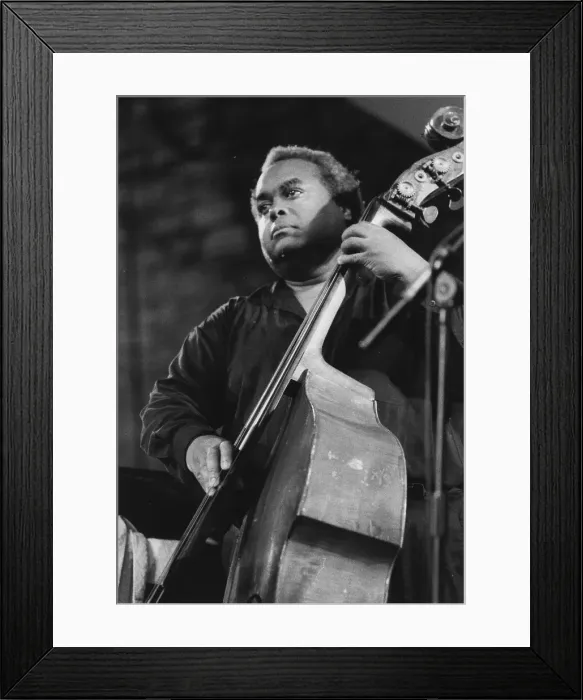 Framed Print : Ray Drummond, Jazz Inn Party, Nordwijk, the Netherlands, 1989. Creator: Brian Foskett Framed Print : Ray Drummond, Jazz Inn Party, Nordwijk, the Netherlands, 1989. Creator: Brian Foskett