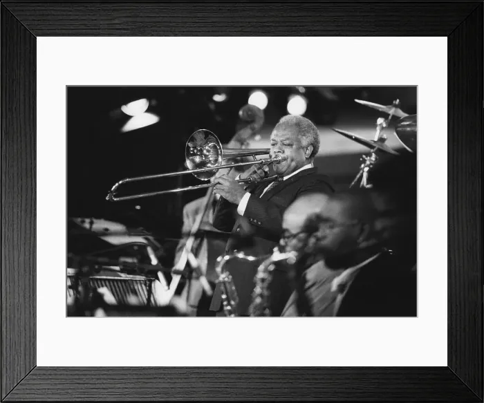 Framed Print : Slide Hampton Big Band, North Sea Jazz Festival, Netherlands, 1993. Creator: Brian Foskett Framed Print : Slide Hampton Big Band, North Sea Jazz Festival, Netherlands, 1993. Creator: Brian Foskett