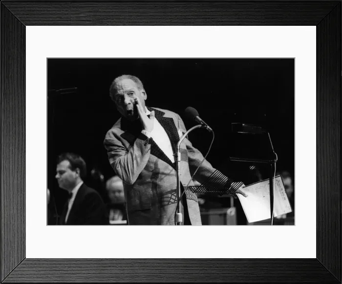 Framed Print : Edmundo Ross and Orchestra, 1994. Creator: Brian Foskett Framed Print : Edmundo Ross and Orchestra, 1994. Creator: Brian Foskett
