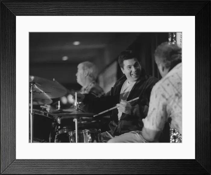 Framed Print : Joe Ascione, The March of Jazz, Clearwater Beach Florida, 2000. Creator: Brian Foskett Framed Print : Joe Ascione, The March of Jazz, Clearwater Beach Florida, 2000. Creator: Brian Foskett