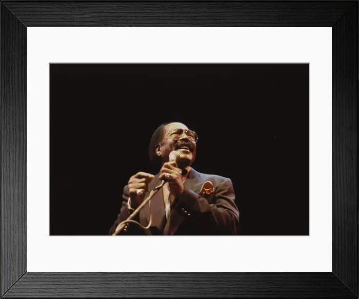 Framed Print : Jimmy Witherspoon, Corn Exchange, Cambridge, 1992. Creator: Brian Foskett Framed Print : Jimmy Witherspoon, Corn Exchange, Cambridge, 1992. Creator: Brian Foskett