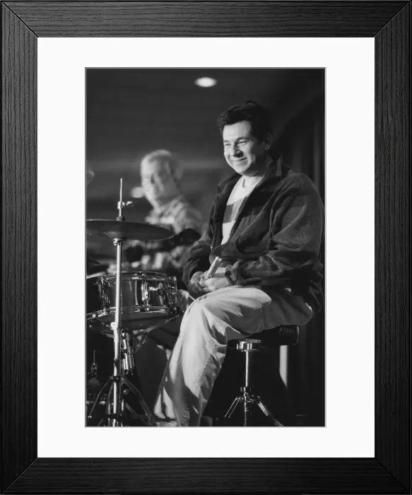 Framed Print : Joe Ascione, The March of Jazz, Clearwater Beach, Florida, 2000. Creator: Brian Foskett Framed Print : Joe Ascione, The March of Jazz, Clearwater Beach, Florida, 2000. Creator: Brian Foskett